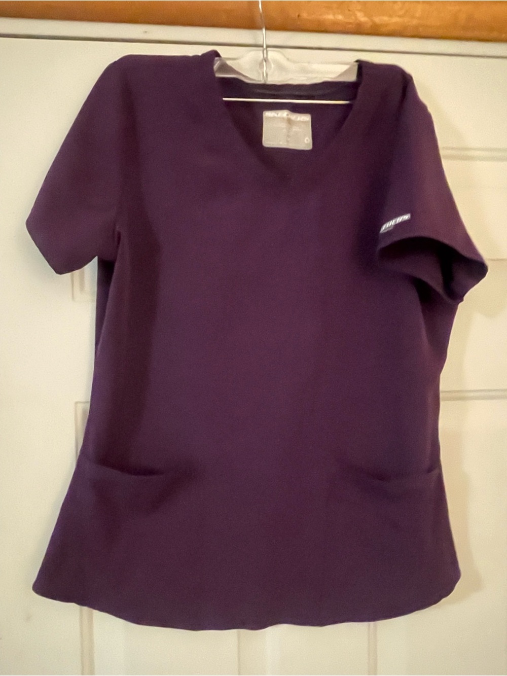 SKECHERS by Barco Vitality Women Scrub Top color Purple Size medium